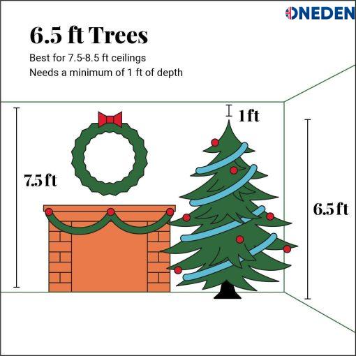 christmas tree dimensions